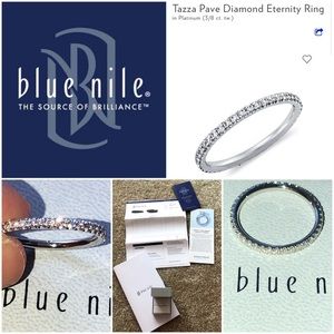 BLUE NILE Tazza Pave Diamond Eternity Ring